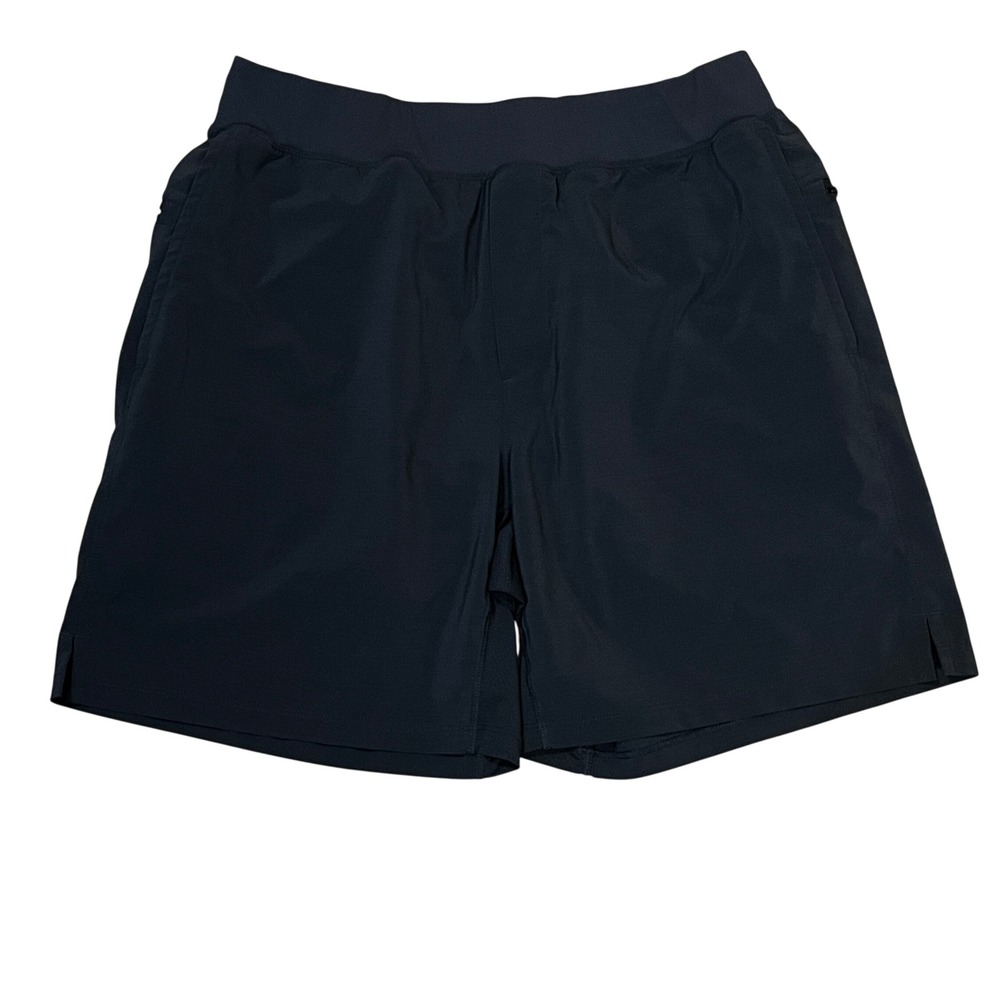 Fabletics Mens Fundamental Shorts Black 7" Lined M Activewear